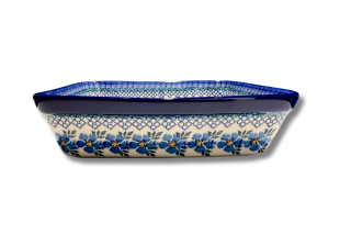 404 Bunzlau Rechthoekige schaal 1382X  Rechthoekige schalen zonder oor